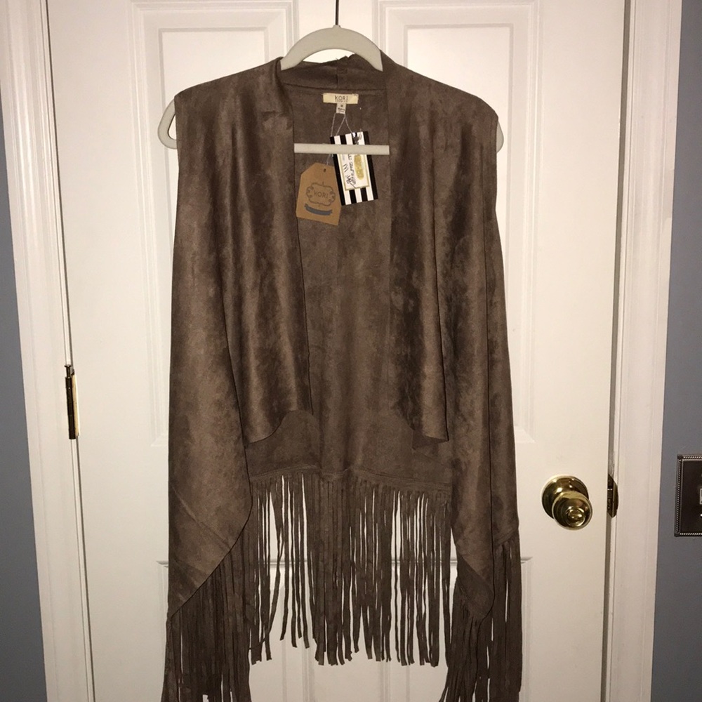 NWT Kori Fringe Vest